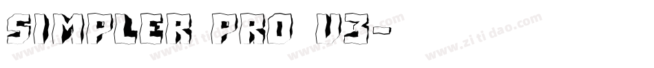 Simpler Pro_V3字体转换